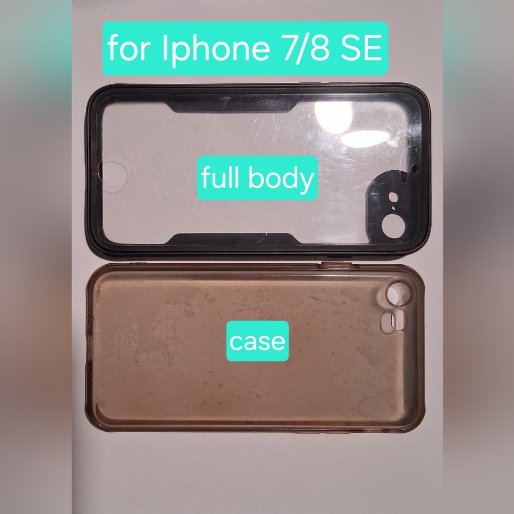 Black and Clear Gray Phone Case